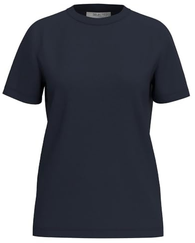 SELECTED FEMME Damen Slfmyessential Ss O-Neck Tee Noos T-Shirt
