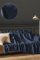 BOHORIA® Tagesdecke Sera | 100% Recycled Baumwolle | Oeko-Tex® | Bettüberwurf Wohndecke Wendedecke Sofadecke | extra-groß (Marine, 200 x 230 cm)