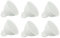 Tradineur - Pack de 6 Bombillas LED Planas, GU5.3, 6W Equivalente a 51W, 420 lúmenes, 6000K, luz Blanca fría, eficiencia energética A+, 20000 Horas - 5 x 5 cm