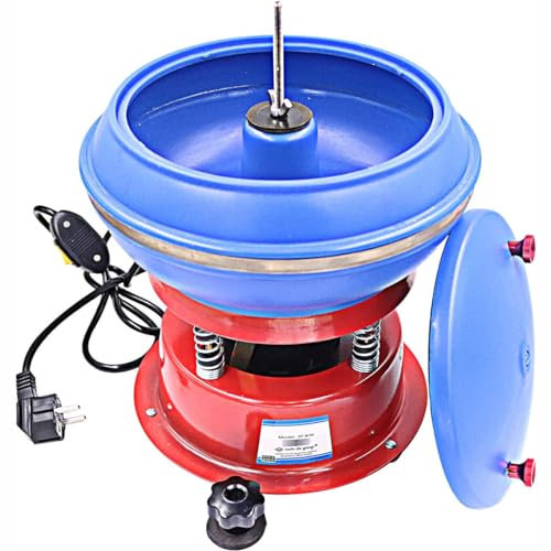 GYQSSD Magnetic Tumbler Jewelry Polisher, Professional Tumbler Surfac Polisher Jewelry Polishing Finishing Machine, for Deburring, Chamfering, Polishing