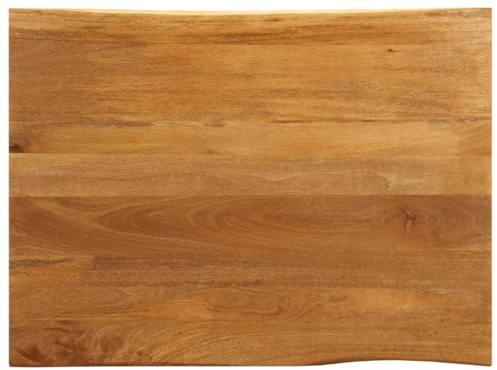 vidaXL Tischplatte mit Baumkante 110x80x2,5 cm Massivholz Mango