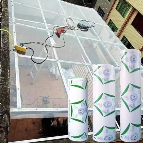 tow000ack Gewächshausplatten,Transparente Polycarbonat Dachplatte,1mm Frühbeet Ersatz Kunststoffplatten,Tageslichtplatten,Garten Pergola Regensichere Uv Schutz Abdeckungsplatte (0,6m x 1m)
