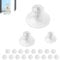 HERKINDNESS Saugnapf mit Gewinde, 20 Stück, 40 mm PVC, für Fenster, Badezimmer, Küche
