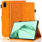 Case for Honor Pad X8a 11 Inch Tablet 2024 Protective Case Premium Leather Folio Smart Case with Auto Sleep/Wake Pen Holder Card Slot for Xiaomi Honor Pad X8a, Orange