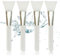4 Pcs Silicone Face Mask Brush,Hairless Silicone Cosmetic Scrapers,Mask Brush DIY Makeup Tool,for Applying Facial Mask,Eye Mask,Serum or DIY,Flexible Facial Mud Mask Applicator Brush