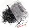 Hanyousheng 1000 Pcs Hair Elastics, Rubber Bands for Braiding With Band Removal Hook + 2 Hair Braid Tools (Black)