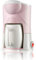 HUAIMEN Bean to Cup Coffee Maker Milk, Mini Drip Coffee Machine Gift Household Portable Tea Machine Ceramic Cup Small 150ml Pink