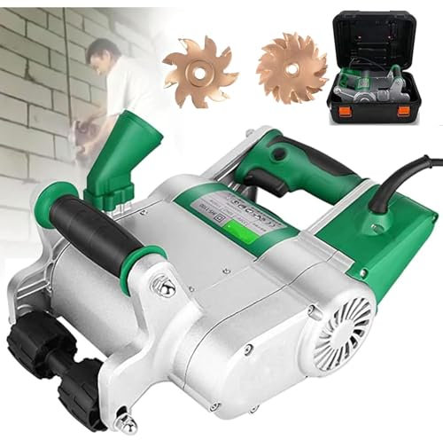 Rozadora De Ranura Para La Pared Eléctrica Profesional Máquina Cortadora De Concreta De Acero Alta Potencia 1100w, Se Puede Colgar En La Pared, Máquina De Corte De Hormigón Para Azulejos,25+35mm