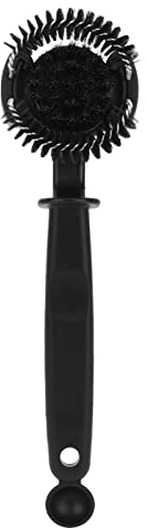 Coffee Machine Cleaning Brush Brewing Head with Tail Spoon | Scald-Proof Water Baffle Handle, Plastic Scourer, Removable Cleaner for Group Head