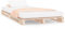 HEFZGDB Palettenbett 90x200 cm Massivholz Kiefer Daybed Gästebett Familienbett Doppelbett für Wohnbereich Gästezimmer Herberge Schlafzimmer