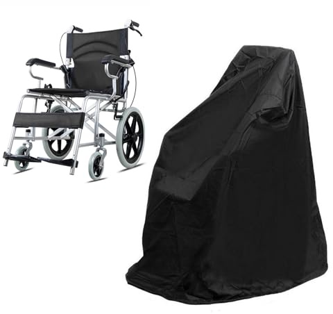Housse De Protection Pour Fauteuil Roulant Imperméable Électrique, Housse Imperméable Pour Fauteuil Roulant Électrique, Housse Oxford Pour Fauteuil Roulant, Étanche, Anti-Poussière, Noir