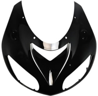 avdb-moto Carénage Avant/Tête de Fourche Compatible avec KAWASAKI ZX10R ZX-10R 2006-2007 Tête de fourche seule (Noir)