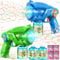 Seifenblasenpistole Seifenblasenmaschine Seifenblasen Pistole für Kinder： 2-Pack Bubble Gun Elektrisch Bubbles Machine - LED Automatisch Bubbles Maschine für Kids Ab 4-12 Outdoor/Party Spielzeug