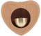 iplusmile Carillon De Porte Forme De Cœur avec Cloche Magnétique Décoration Rétro pour Entrée De Magasin pour Toutes Occasions