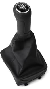 XDETGOK Schaltknäufe Kompatibel Mit VW Für Polo 9N 9N2 2002 2003 2004 2005 2006 2007 2008 2009 Auto-Styling Automatischer Schaltknauf-Adapter Auto-Schalthebel-Knopf-Stick