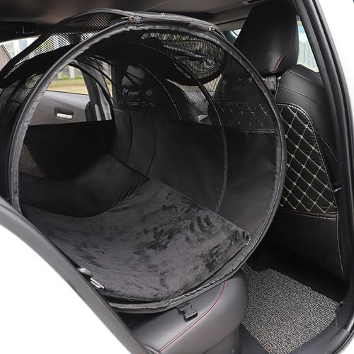 Auto Hundesitz für Dacia Duster 2 1 Duster S Logan Sandero S 2000-2023 2024-pr, Sehr Stabiler Mehrere Haustiere Auto Faltbare Waschbarer und Große Kapazitäter, Verstärkter Hundekorb für Rücksitz