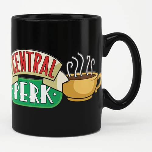 Friends Licenza ufficiale The Central Perk Tazza di caffè (Nero)
