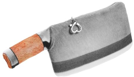 BESPORTBLE Simulated Kitchen Knife Plush Toy for Halloween Prank Prop Made of Soft Material for Party