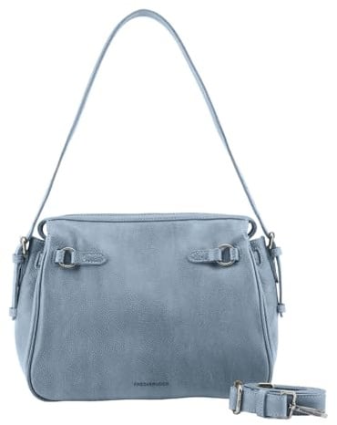 FREDsBRUDER Leder Umhängetasche Schultertasche My Forever Friend Shoulderbag Cool Blue hellblau