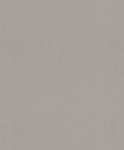 rasch Vlies-Tapete, Uni, braun-grau, 607734