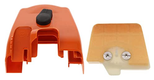 B Blesiya Kit Coperchio Filtro Aria per Motosega Stihl 036 Ms340 Ms360 036 1125 140 1913-12x12,5 Cm