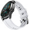 NotoCity Bracelet pour Huawei Watch GT3/GT 3 Pro/GT2/GT2 Pro 46 mmBracelet, 22 mm Bracelet en Silicone Souple pour Huawei Watch GT 2e/GT/GT Active (blanc)