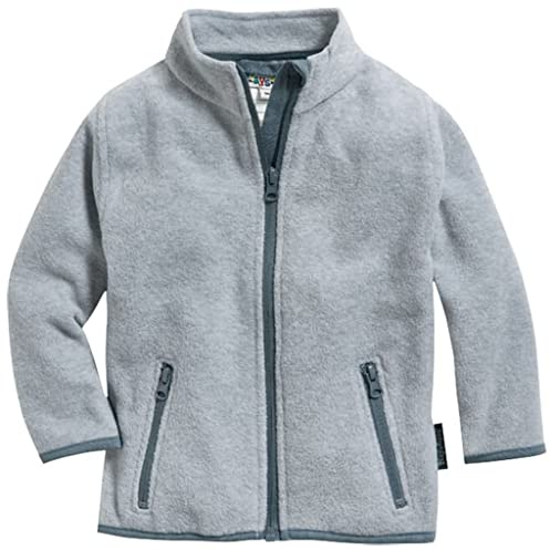 Playshoes Fleece-Jacke Unisex Kinder Outdoor-Oberteil, grau/melange, 140