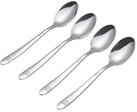 Callyne Set of 12 Dessert Spoon, Small Spoon Stainless Steel