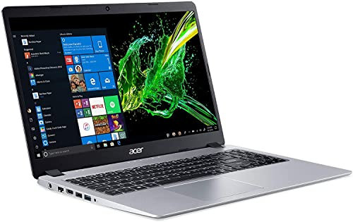 Acer Aspire 5 A515-55-35SE, pantalla Full HD de 15.6 pulgadas, procesador Intel Core i3-1005G1 de 10ª generación, DDR4 de 4 GB, SSD NVMe de 128 GB, Intel WiFi 6 AX201, KB retroiluminado, lector de
