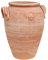 Biscottini Orcio in terracotta toscana 46x34x36 cm | Orcio terracotta da esterno | Vaso terracotta Made in Italy | Giara terracotta