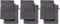 REDBEST Waschhandschuhe, Waschlappen 6er-Pack Chicago anthrazit Größe 15x21 cm - saugstark, strapazierfähig, ideal für Reisen, Sport (weitere Farben)