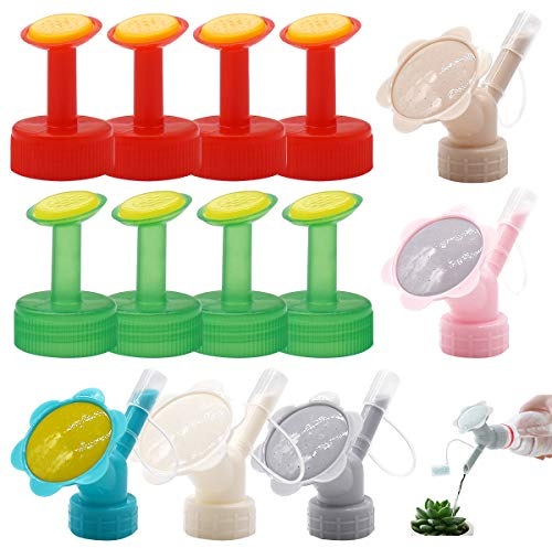 Jicyor Watering Can, 13PCS Bottle Top Sprinkler Head Kit, Mini Durable Nozzle for Plastic Bottles, Household Watering Tool for Plants, Flowers (Multiple Colors)