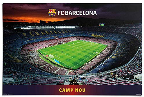 REINDERS Poster, Barcelona - Camp Nou, Kinderzimmer, Poster, Wanddeko, Room Decor, 150 gr. glänzend Bilderdruckpapier, Mehrfarbig, 61x91,5cm