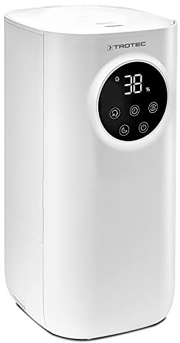 TROTEC Humidificateur d'air à ultrasons B 7 E 3 en 1 pour 30 m² | Humidificateur avec diffuseur d'arômes et filtre à air au carbone, lampe UV antibactérienne