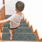 Arthome Teppich Treppenstufen Anti Rutsch Treppenteppich Teppiche 15 packen 20x76cm für Holztreppen,Sicherheitslaufmatte für Senioren und Kinder,rückstandsfrei Selbstklebende Treppenstufen (Grau)