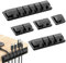 5 Stück Kabelhalter Kabelclips Kabelmanagement Schreibtisch Zubehör Kabelhalter Selbstklebend Vielzwecke Kabelorganisator für Schreibtisch, Netzkabel, Usb Ladekabel, Audiokabel, Ladekabeln Usw