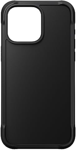 Nomad Rugged Case for iPhone 15 Pro Max Case Compatible with MagSafe & Wireless Charging, 15ft ShockProof, 360 Protective Bumper Phone Case - Shadow Black