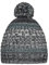 Barts Herren Strickmütze Nathanial Wintermütze mit Bommel 2170 Dark Heather 19