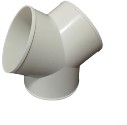 YUANGANG Raccordo a Y in plastica per condotti o tubi flessibili per cappa aspirante (150 mm)