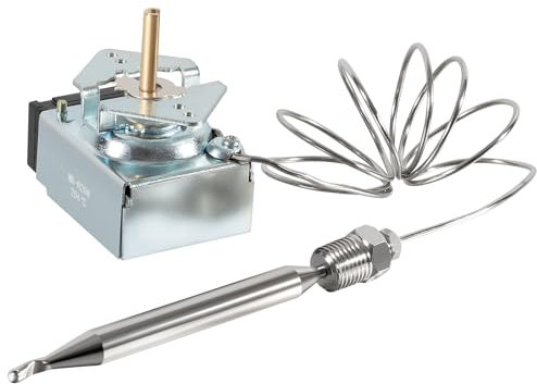 Thermostat de rechange pour friteuse Pitco 60125401-1/4 Filetage Mpt Stuff Box – pour friteuse Imperial, Dean, Blodgett – Mesures Tem 200-400F (2)