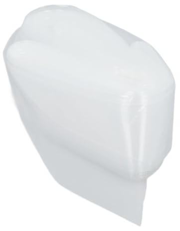 JTLB Set di involucri per salsicce in plastica per uso alimentare, non commestibili, per prosciutto, salsiccia, accessori da cucina per uso domestico (10 kg, bianco)