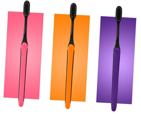 minkissy 6stücke Bambuszahnbürste Kopf Weiche Borsten Für Plaque-entfernung Ergonomischer Griff Für Komfort Für Home Zug Und Reisegebrauch Umweltfreundlich Und Gesund Für Mundhygiene