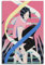 XHHOKA DNA-Doppelhelix-Poster, DNA, menschliche Farbe, dekorative Leinwand, Wand- und Kunstposter, Gemälde, 30 x 45 cm