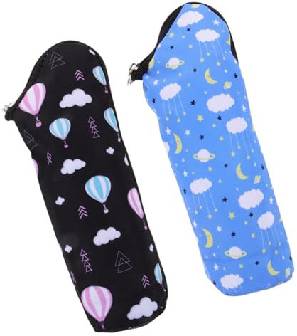 ibasenice 2piezas Unidades Bolsa Térmica Portátil para Biberones Aislada Multiuso Resistente Conservación De Temperatura Horas Mediano para Biberones Infantiles y Botellas De Agua