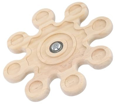 POPETPOP Kaninchen-windmühlenspielzeug Aus Holz Chinchilla-beißspielzeug Interaktives Kau-Spielzeug Für Kleine Haustiere Geeignet Für Käfige Und Innenräume