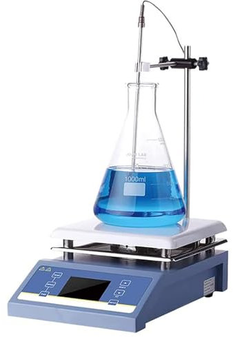 Digital Hotplate Magnetic Stirrer 5000ml Lab Magnetic Mixer Hotplate Hot Plate Mixer with Led Display and Temperature SensorUsed for Laboratory
