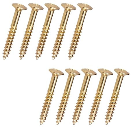 10pcs Humbucker Pickup Rahmen Schraube Gitarre Humbucker Pickup Ringe Montageschrauben E Gitarrenteile