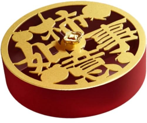 Tuesoa Divided Serving Tray Snackle Tray Compartments Container Serving Bowl Snack Platters for Chinese New Year Wedding Candy