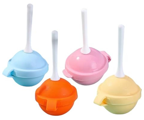 Lollipop Molds, Silicone Candy Making Mould Set, 3.94x1.97 inches Easy Release Baking Tools, Reusable Cake Molds for Chocolate Jelly Sweets, Party Desserts Kids Fun Kitchen