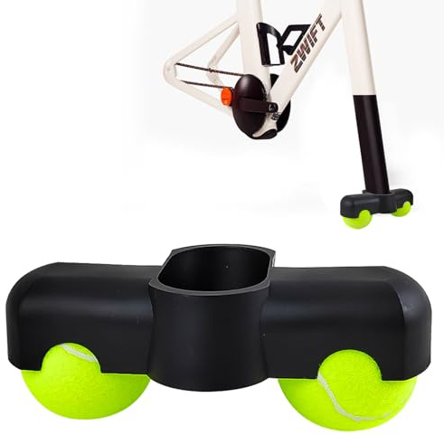 Ooioahuaoo Rocker Plate Feet, Tragbarer Wippplatten Fahrradtrainer | mit 2 Tennisbällen, Geeignet für Zwift Ride Vorderbein, Indoor Trainer Workout Equipment Accessories